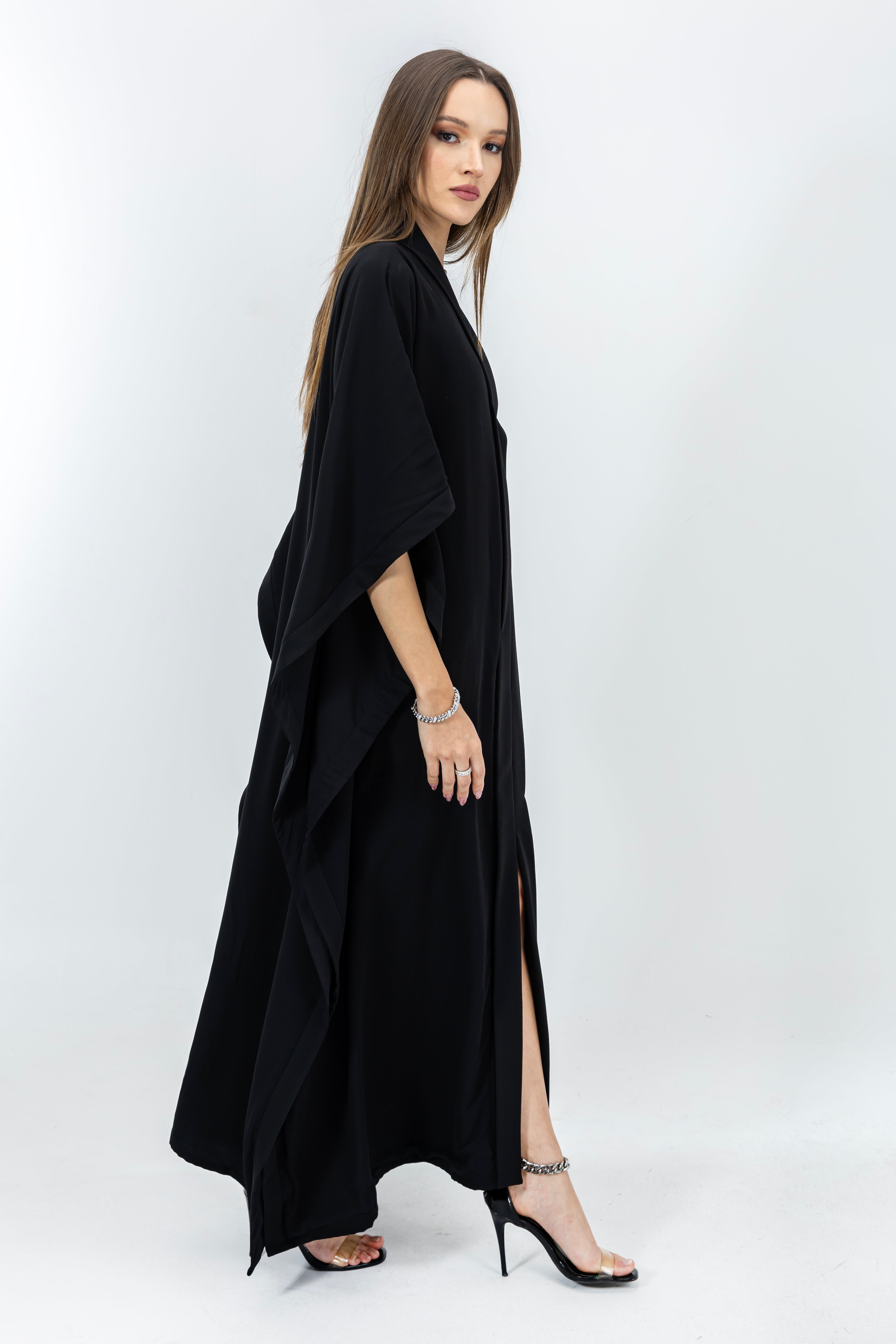 Carmel, Black Kaftan Dress